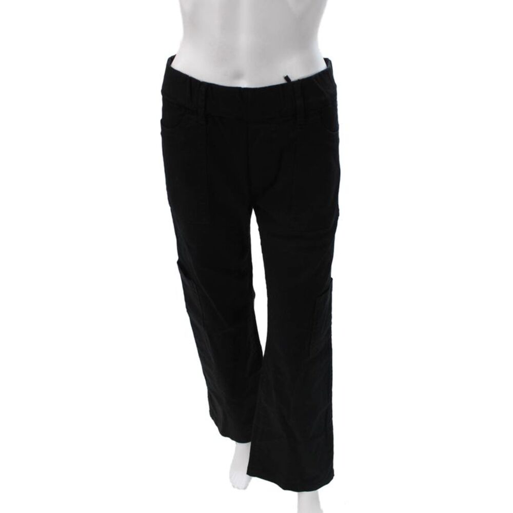 Flog Womens Cargo Black Cotton Pants Size 26